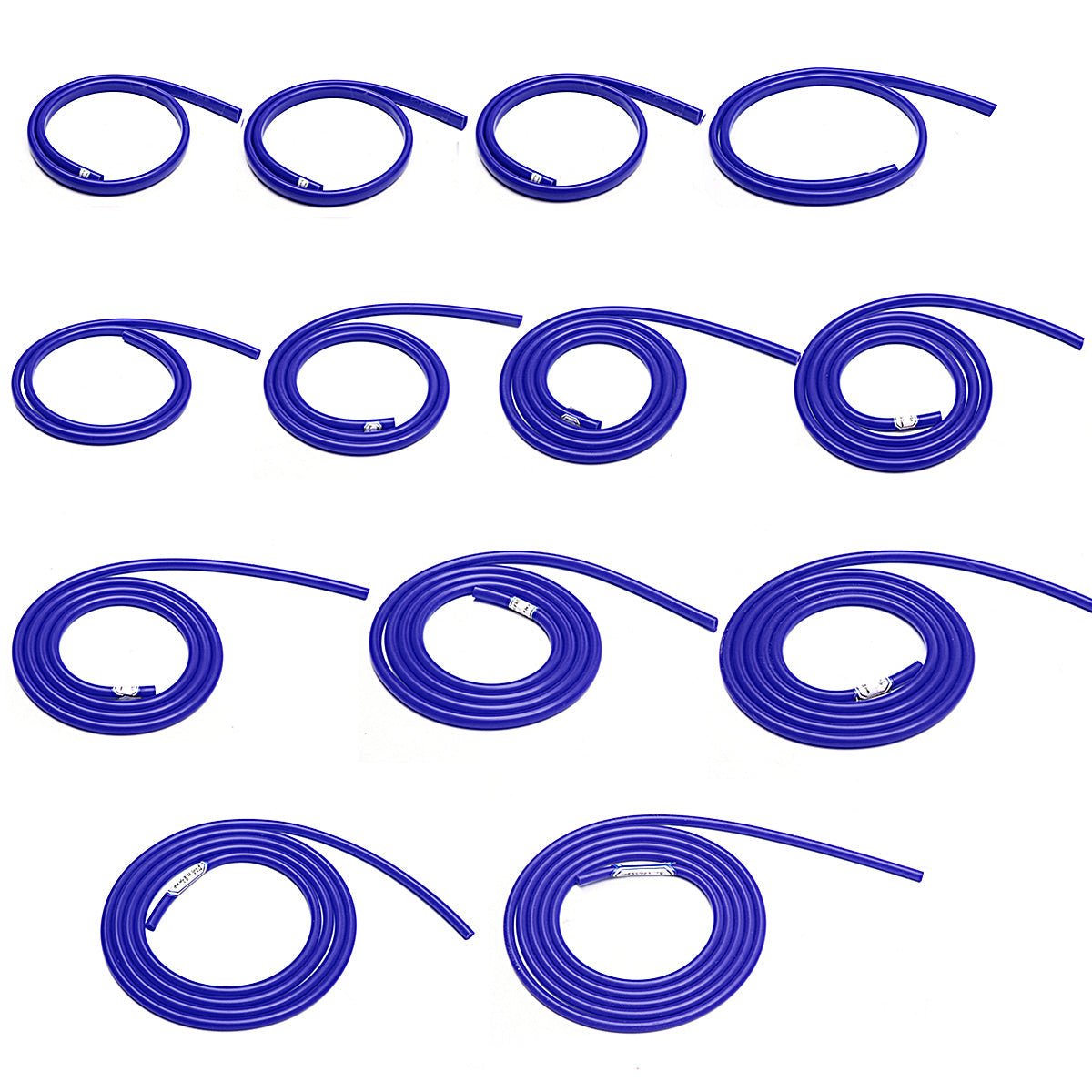 2m siliconen vacuümslang rubberbuizenpijp water lucht koelmiddel druppelklep olie turbo blauw