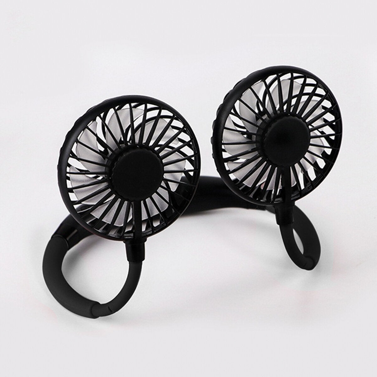 1200mah 3 gear led usb oplaadbare draagbare hangende nekventilator oplaadbare aromatherapie koelventilator mini sportfans