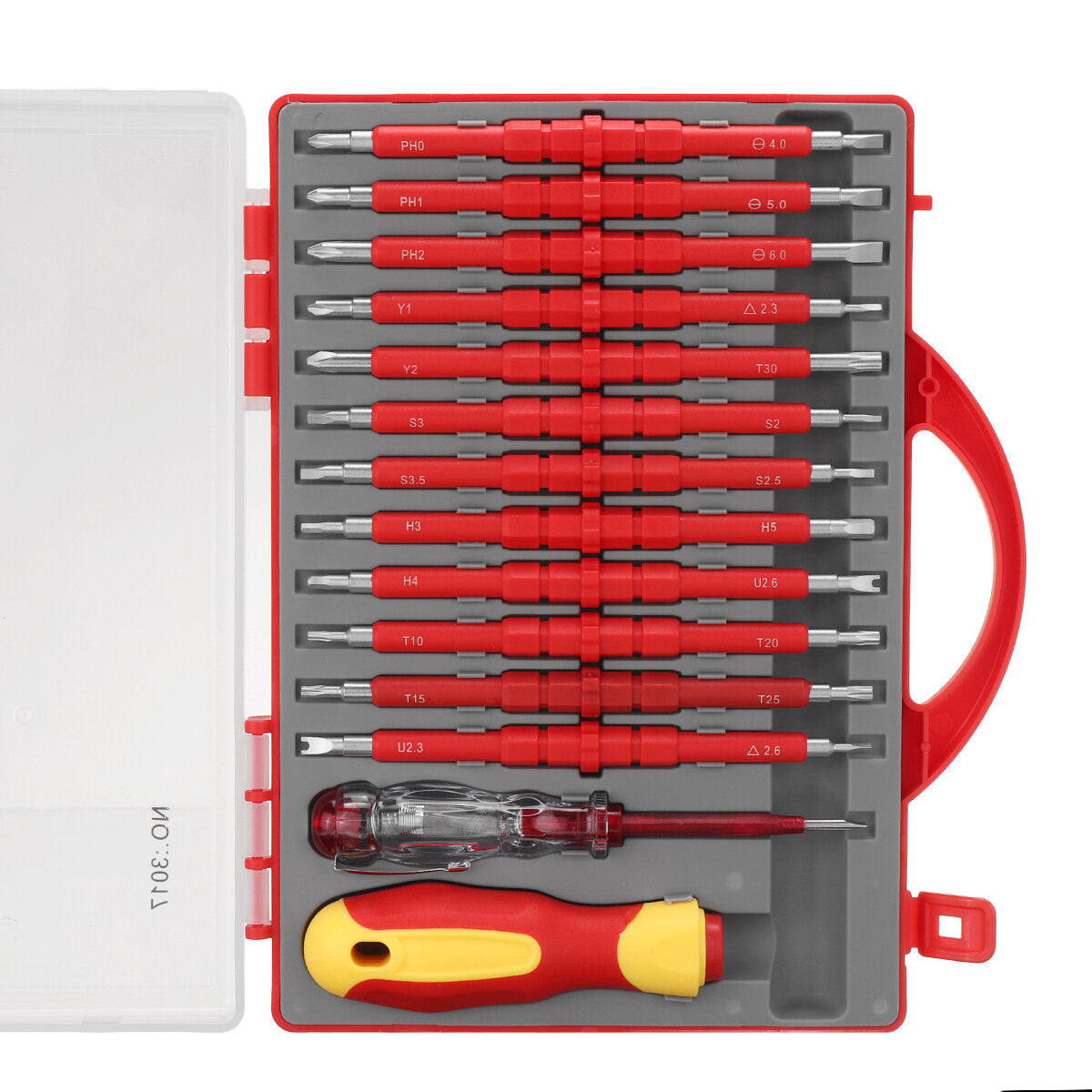 14-in-1 magnetische schroevendraaierset geïsoleerde multi-schroevendraaier reparatieset