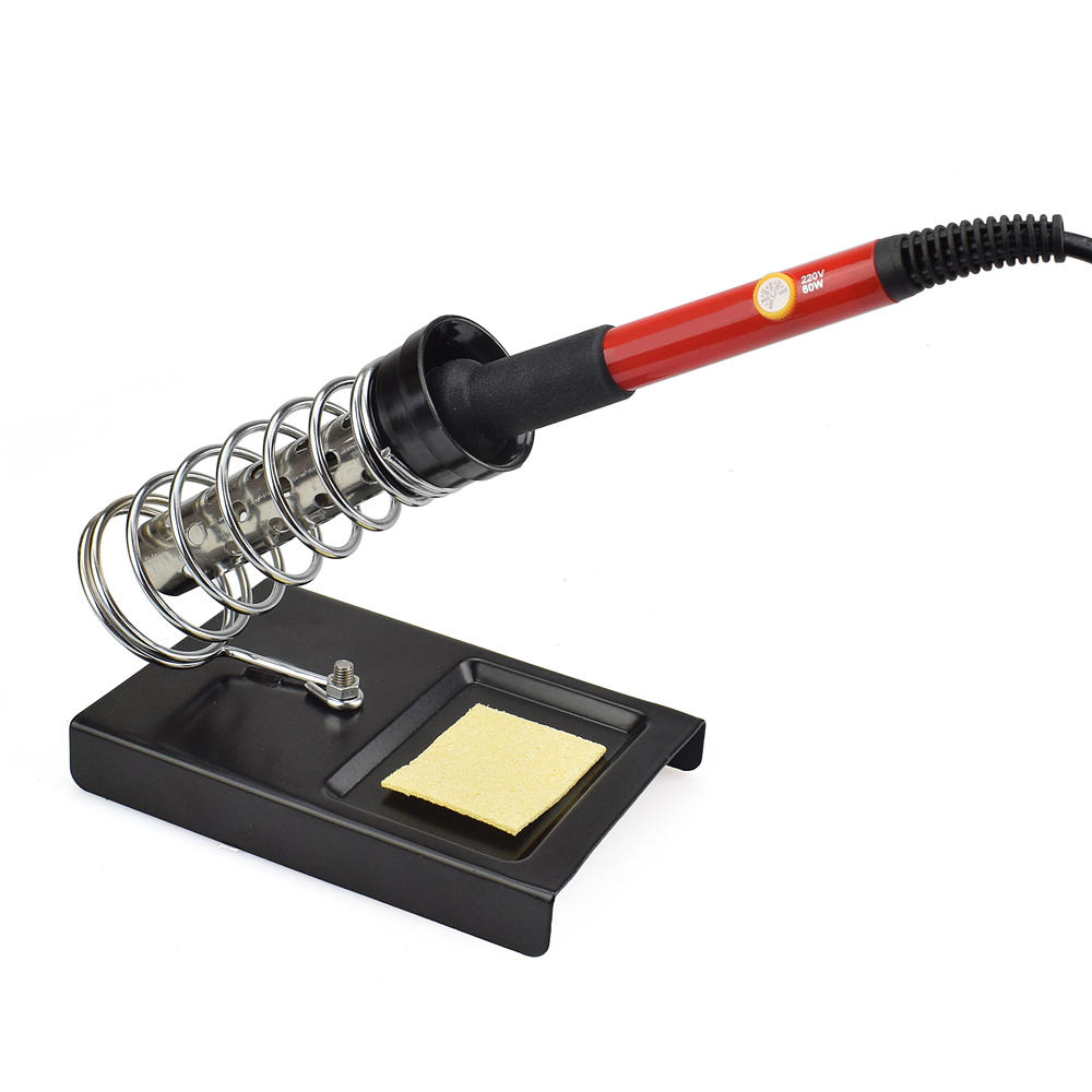 25 stuks 220v 60w verstelbare temperatuur elektrische soldeerbout kit smd lassen reparatie tool set gereedschapskist