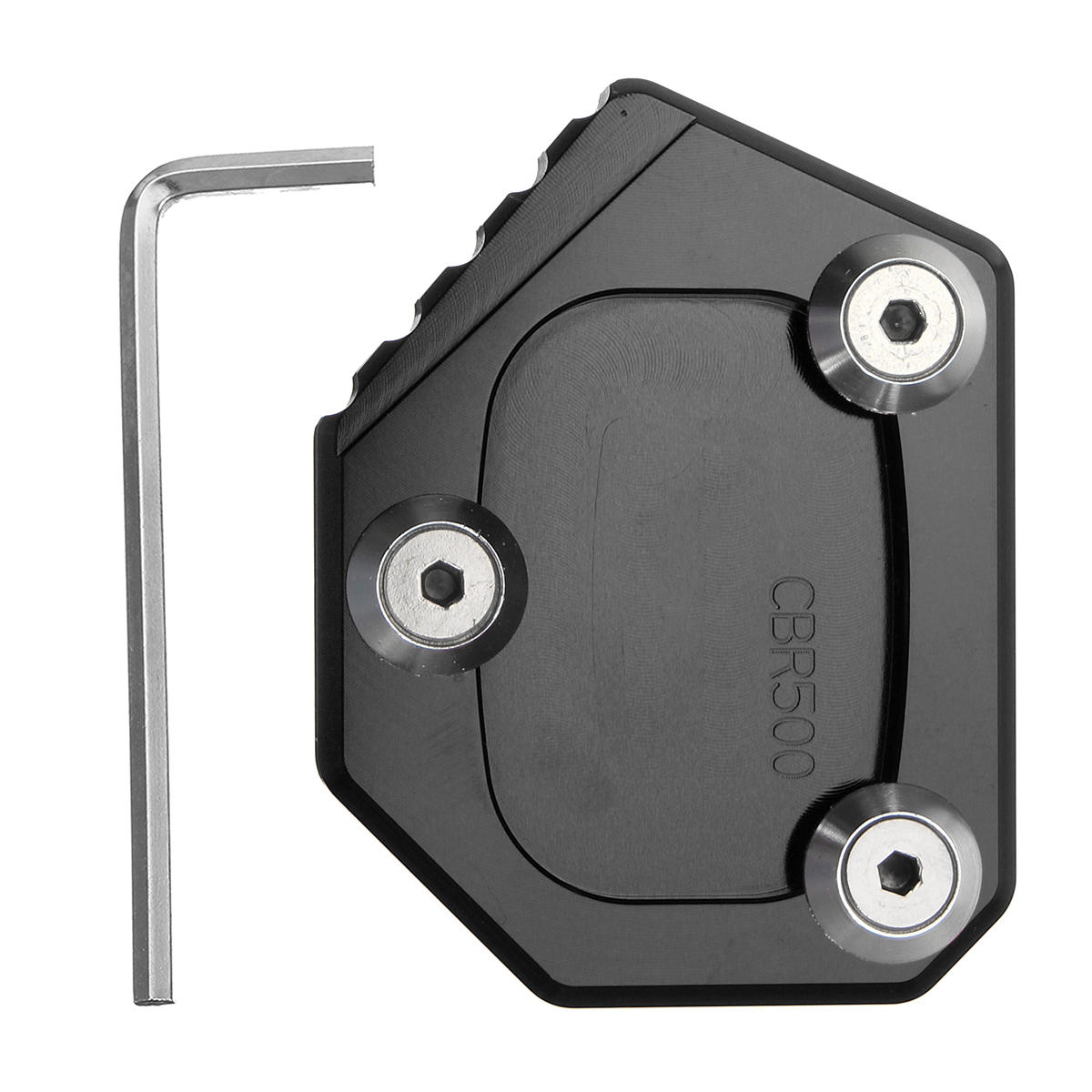 cnc aluminium kickstand zijstandaard pad voor honda cbr500r cb500f / x 2013-2015