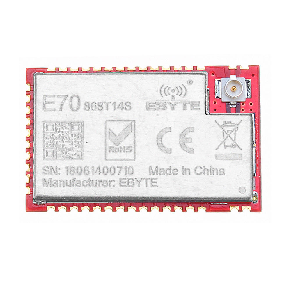cc1310 868 mhz rf draadloze module e70-868t14s2 iot 25 mw transceiver smd uart