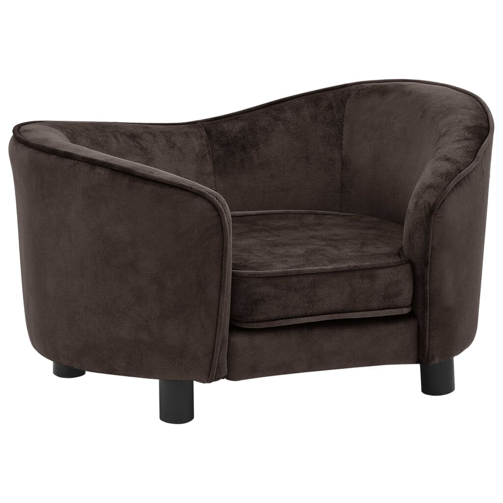 hondensofa bruin 27.2 x19.3 x15.7 pluche