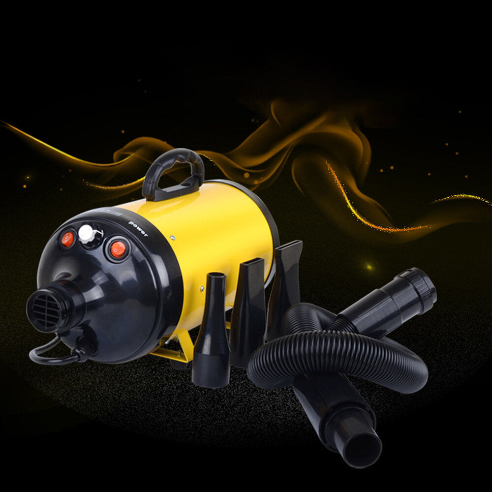 jase pd-9001 2200w hondenföhn elektrische blower warme wind kattenpoten verzorging elektrische machine met 3 sproeiers traploos verstelbaar vanaf xiaomi youpin dierbenodigdheden