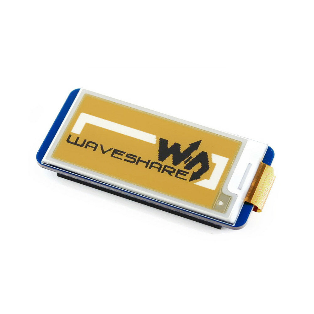 waveshare 2.13 inch e-ink schermweergave e-paper module spi-interface gedeeltelijk vernieuwen zwart geel wit 212 × 104