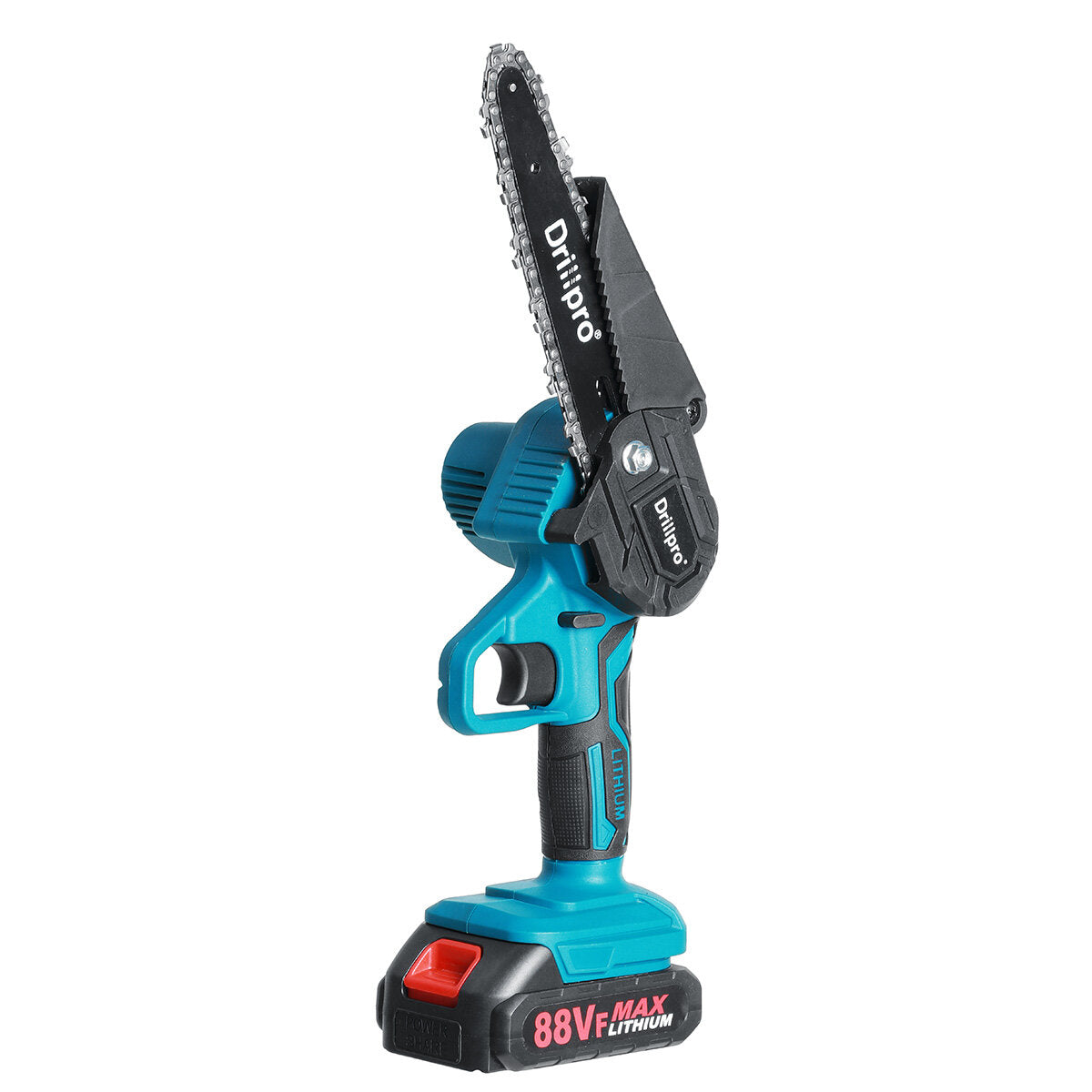 6 inch elektrische kettingzaag draagbaar houtbewerkingsgereedschap houtsnijder met 1 of 2 stuks batterij voor makita