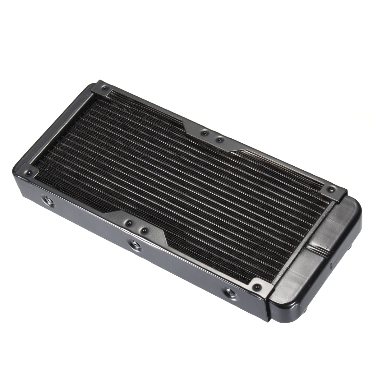 Koeler Radiator g1/4 18 buizen 240 mm aluminium computer radiator waterkoeling koeler ...