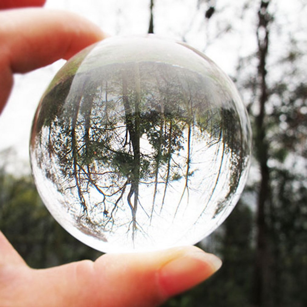4 kleuren zeldzame kwarts magische kristal helende bal helder kristal bol met tribune huis decor cadeau