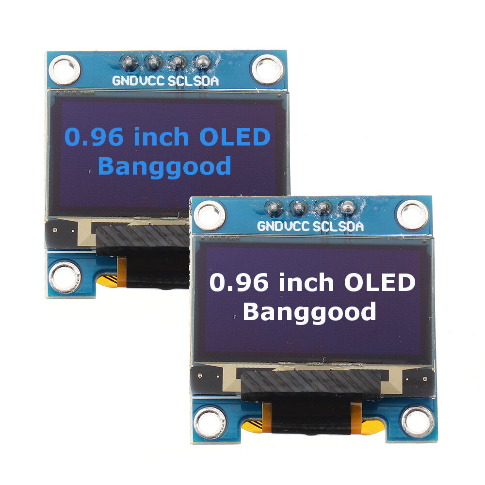 geekcreit 0.96 inch oled i2c iic-communicatiedisplay 128 * 64 lcd-module geekcreit voor arduino - producten die werken met officiële arduino-boards
