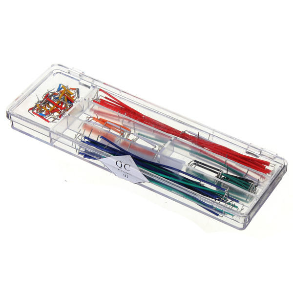 5 x 140 stuks u-vorm solderless breadboard jumper kabel dupont wire shield