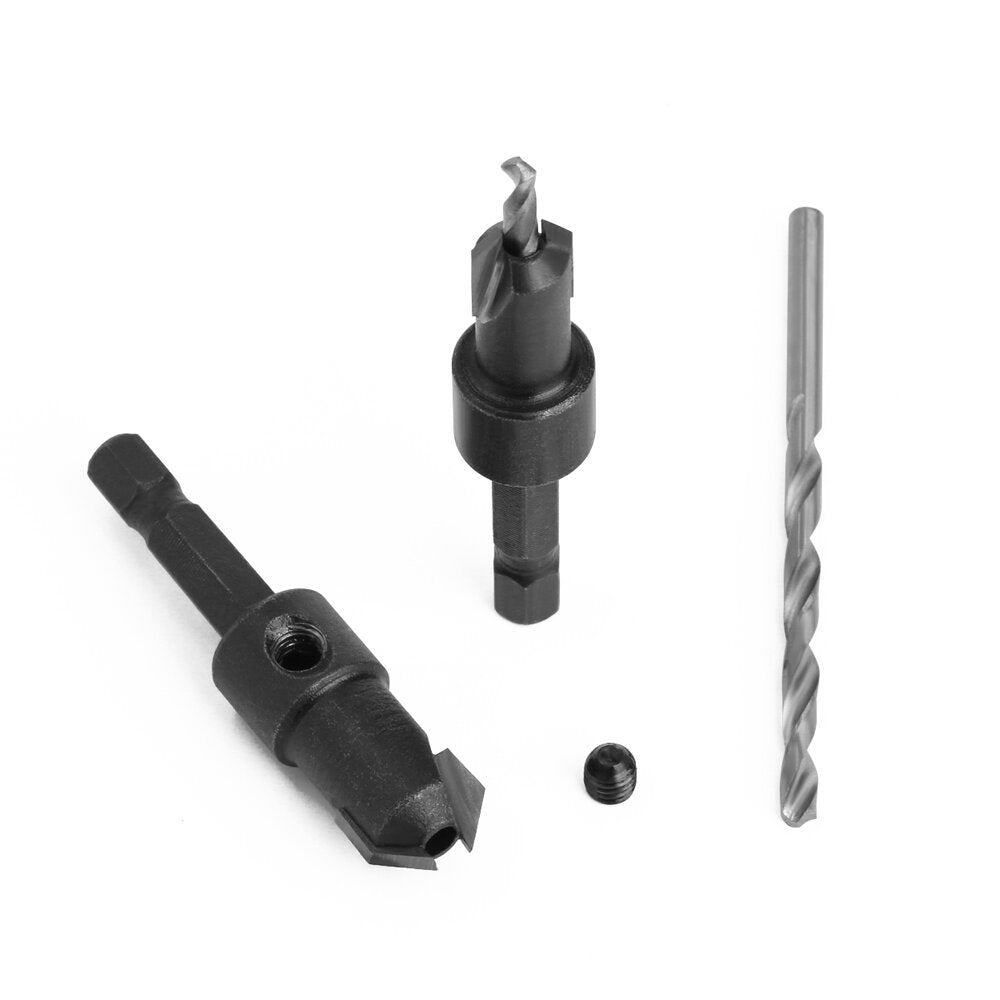 lavie 1 st 1/4 hex shank hss verzinkboor houtbewerking router bit set frees tapeinduithalerset remon sloop