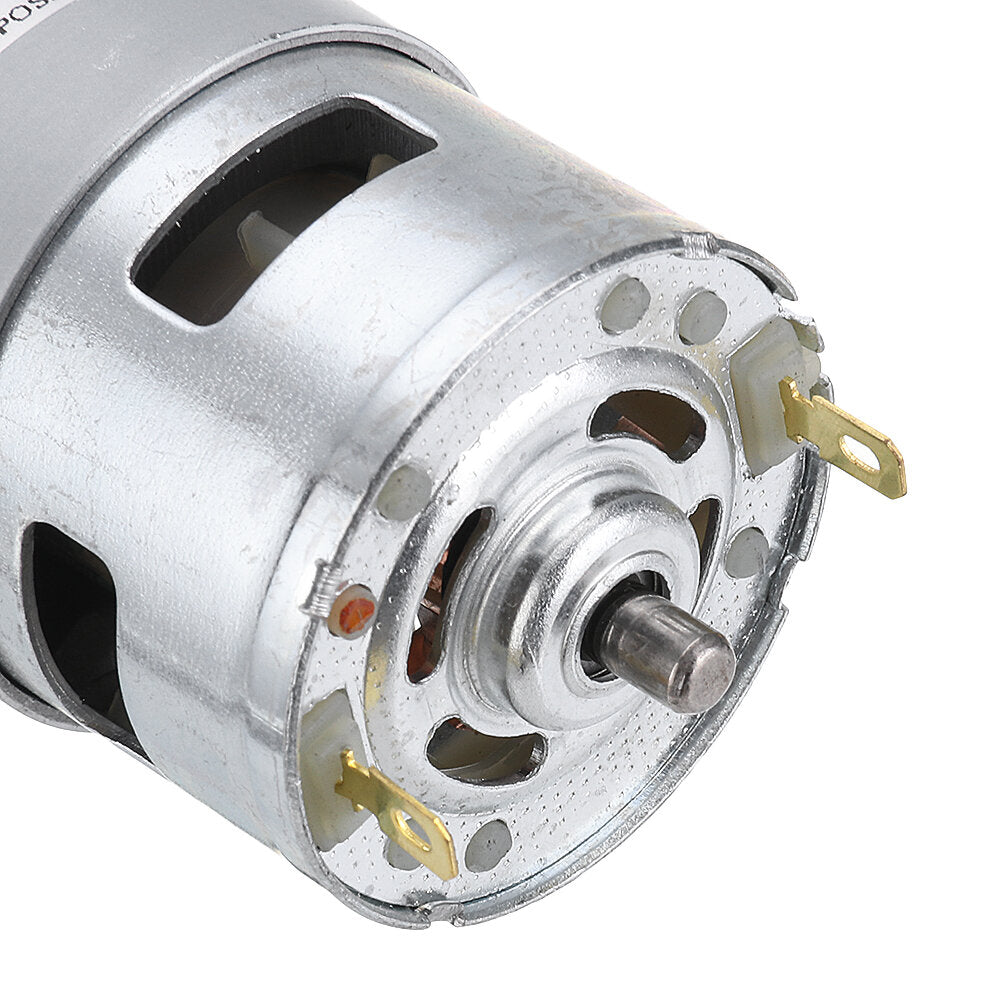 hanpose 775 motor dc 12v 24v 80w 150w 288w dc motor grote koppel high power dc motor dubbele kogellager spindel motor