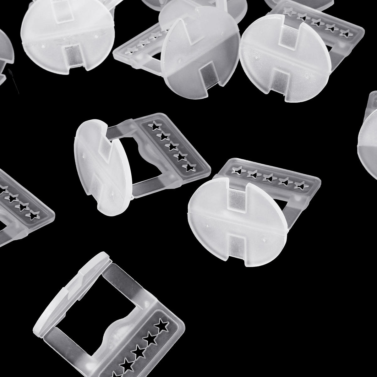 100 stuks 1.5mm tegel leveling systeem plastic spacers tegelgereedschap vloer clips