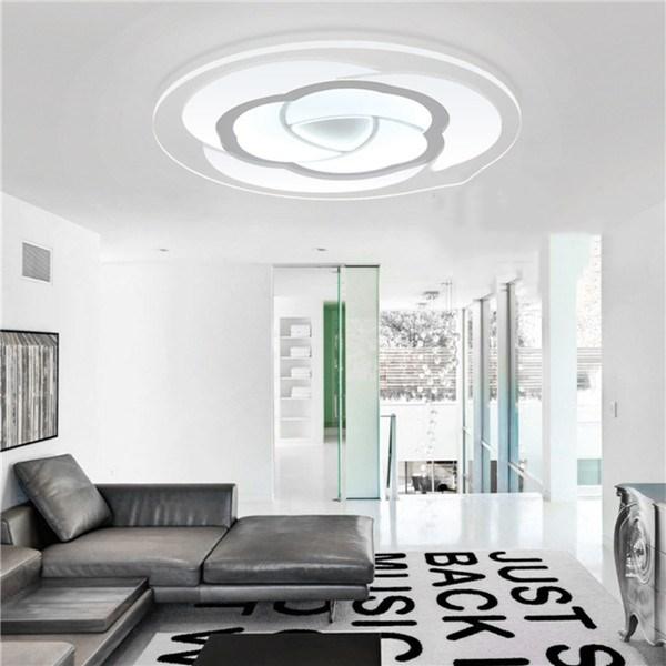 15w moderne ronde bloem acryl led plafondverlichting warm wit / wit lamp voor woonkamer ac220v