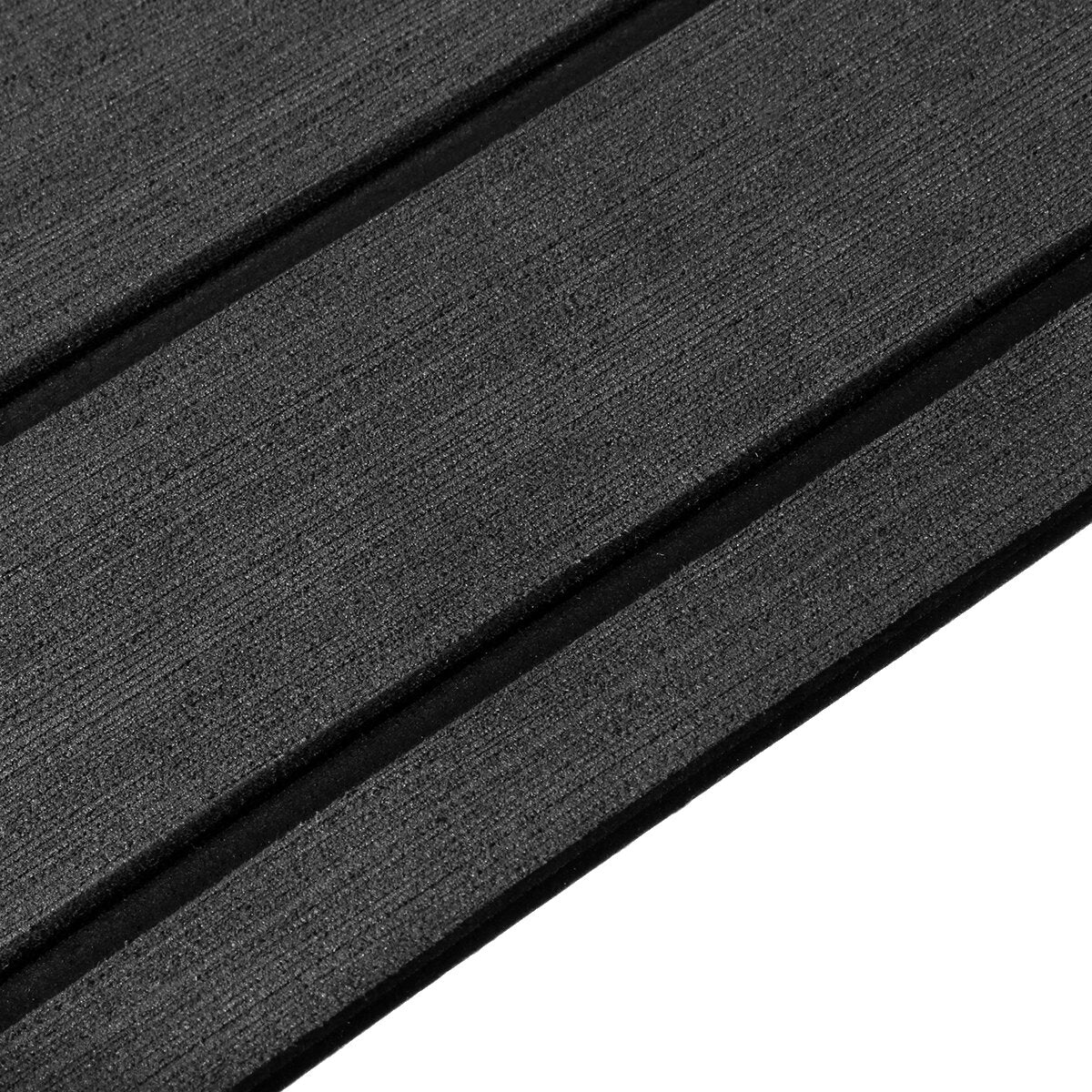 2400x450x6mm eva-schuim faux teak bootvloeren terrasplanken pad donkergrijs en zwarte lijn