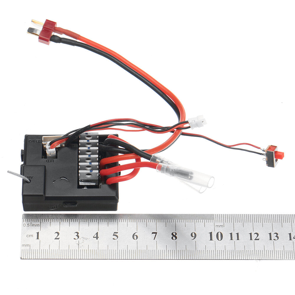 wltoys 12427 12428 12423 1/12 rc auto-onderdelen ontvanger esc 2 in1 0056 nieuwe versie