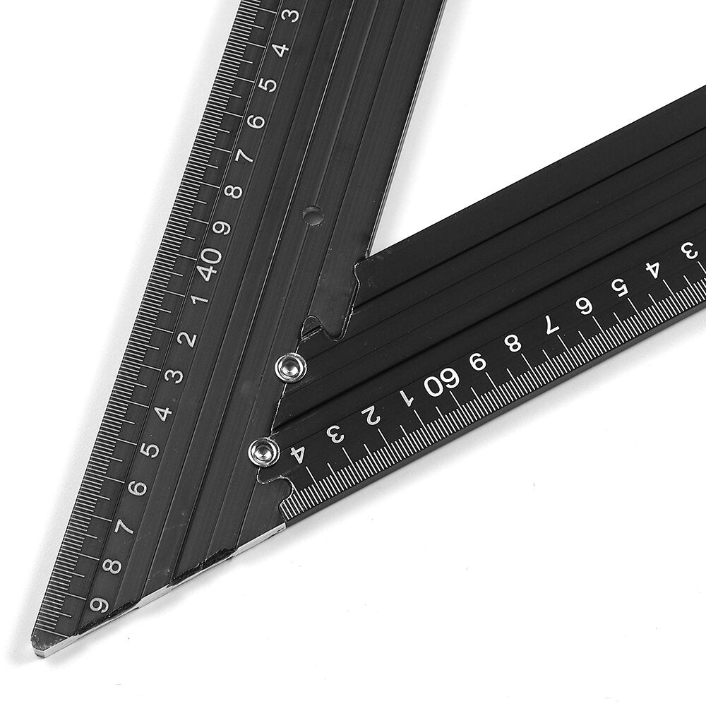 7 inch aluminium driehoek heerser hoek gradenboog mijter snelheid 90 graden vierkant meetliniaal metrisch imperial voor houtbewerking tool