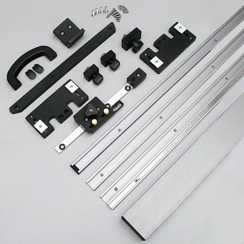 800/1000mm aluminium elektrische cirkelzaag flip fence set/2 stuks beugel houtbewerking tool