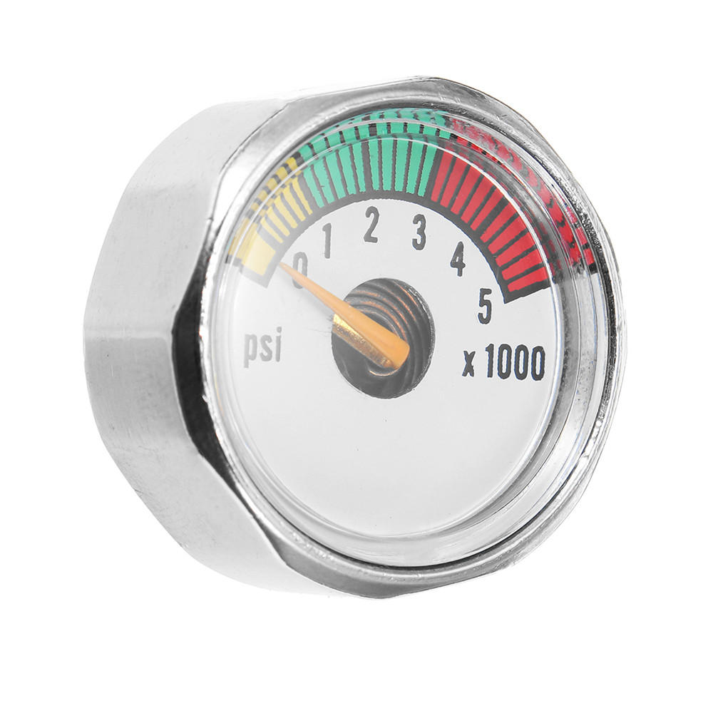 legering 5000 psi micro air co2 tank manometer 1/8npt threads