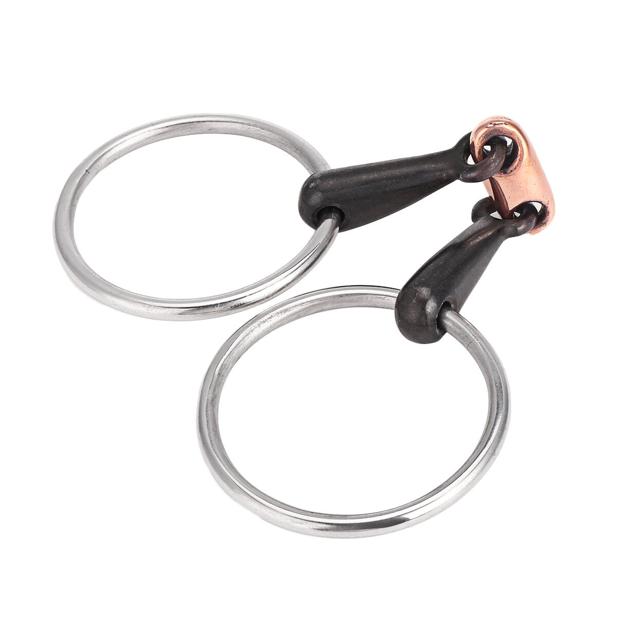 105/115/125 mm roestvrijstalen paardenmondring met enkel bit. paardensporttrens