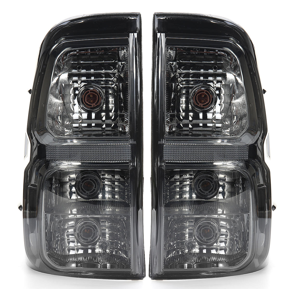 auto achter links / rechts staart remlicht montage met bedrading rook zwart voor toyota hilux revo 2015-up