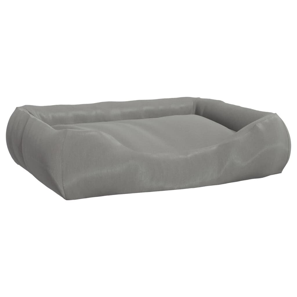hondenmand met kussens 75x58x18 cm oxford stof grijs