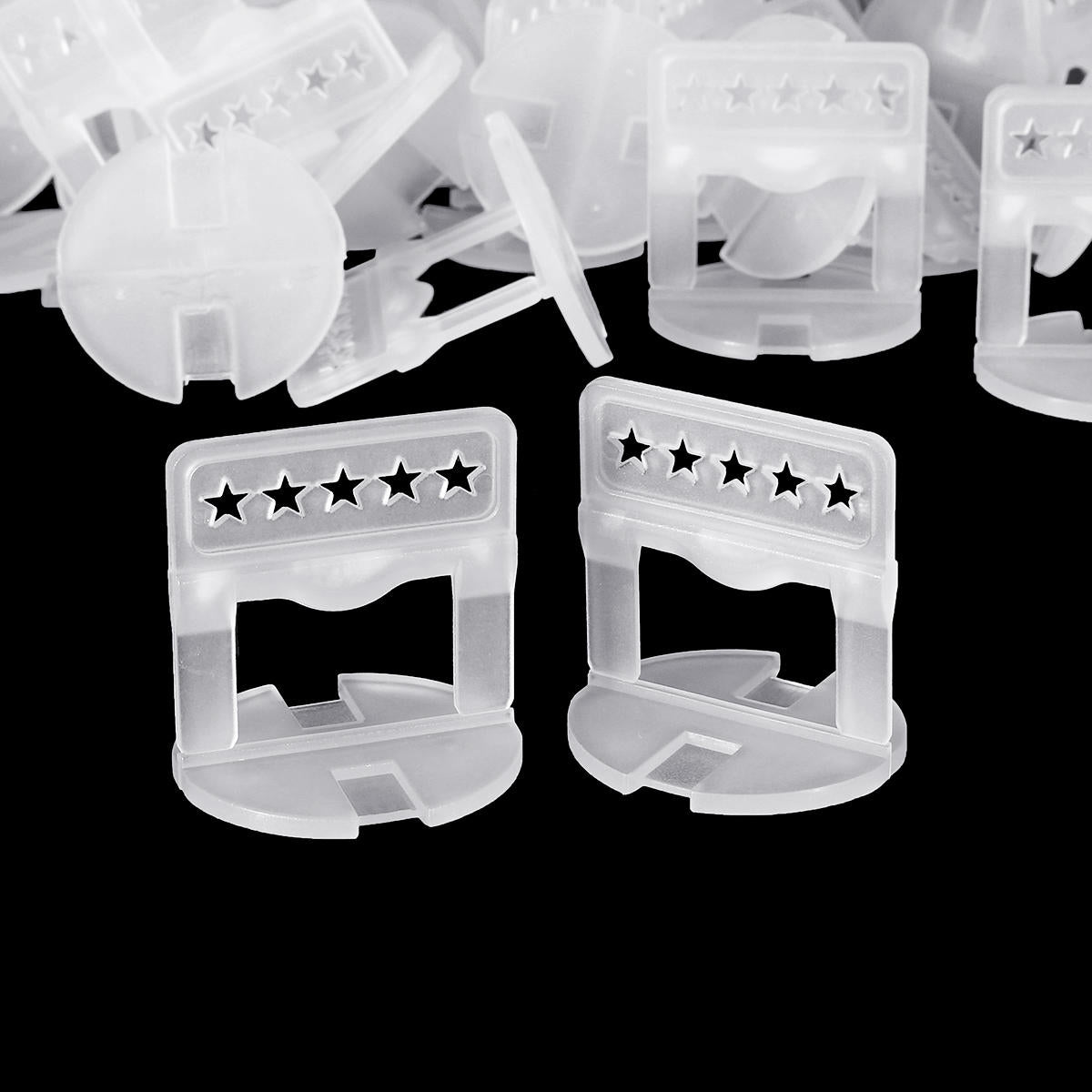 100 stuks 1.5mm tegel leveling systeem plastic spacers tegelgereedschap vloer clips
