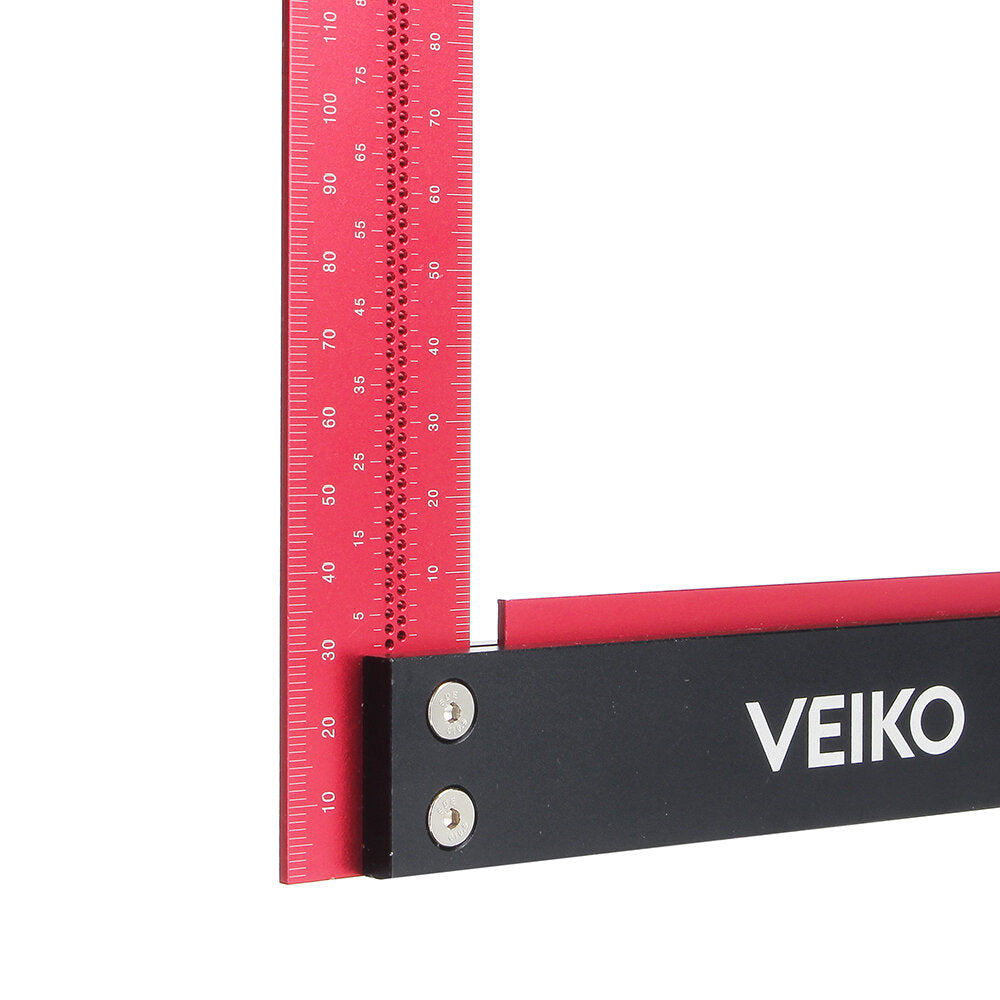 signature precision square 300 mm gegarandeerd t-snelheidsmeting liniaal voor het meten en markeren van houtbewerking timmerlieden aluminiumlegering professioneel gebruik in timmerwerk