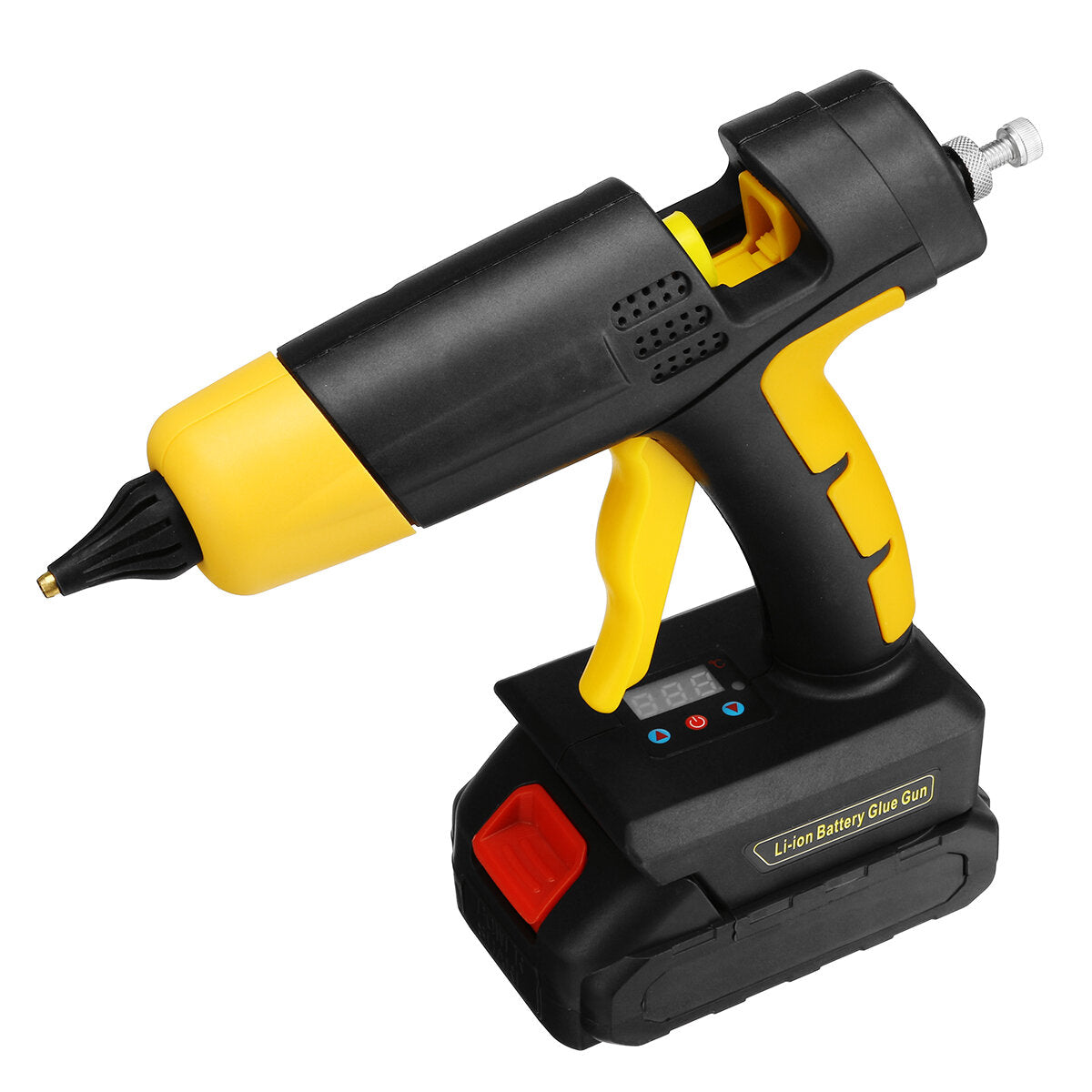 21v digitale hot melt lijmpistolen draadloze oplaadbare hot lijm applicator home improvement diy