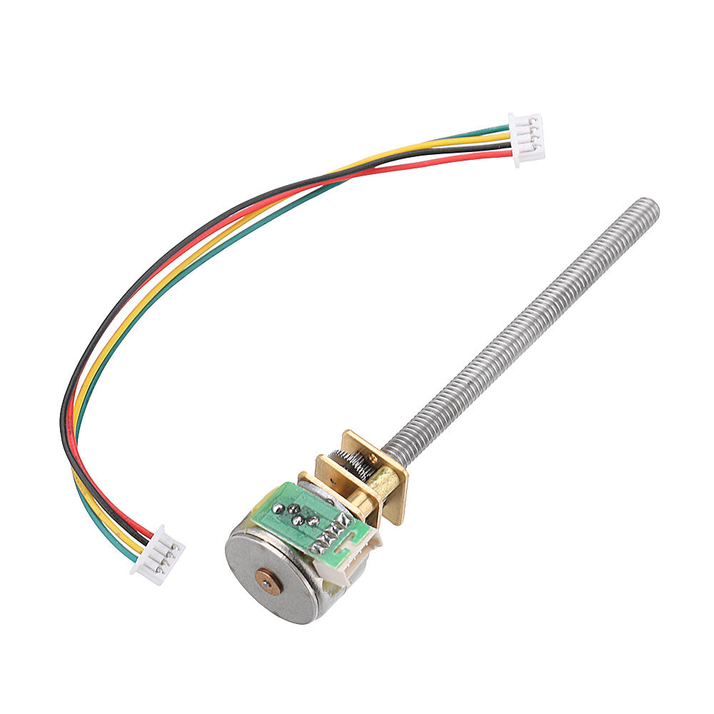ga12by15-m455 dc 5v 30 rpm 15 rpm 5 rpm stappenmotor schroefas gear motor met volledig metalen versnellingsbak