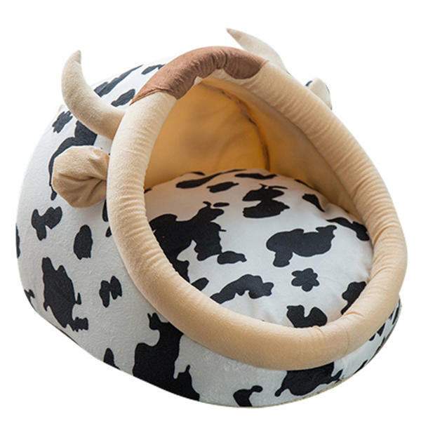 leuk dierlijk ontwerp comfortabel binnenhuisbed hond kattennesten pad soft fleecebed