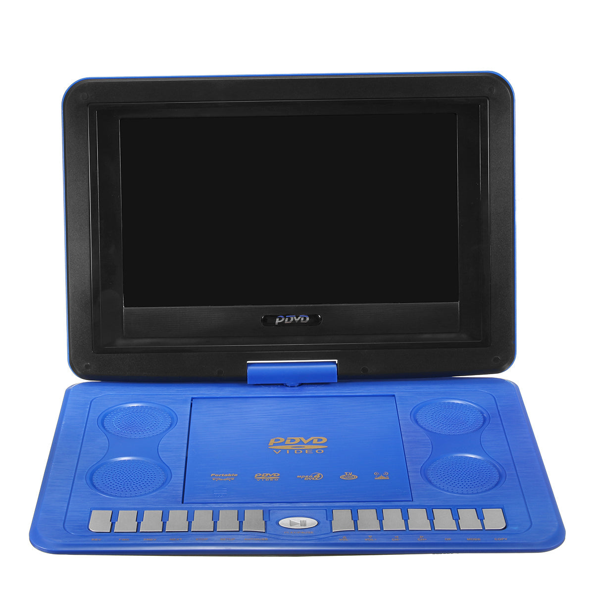 13.8 inch hd tv home auto dvd-speler vcd cd mp3 270 graden draaien mul ...