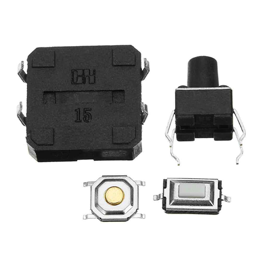 mini-drukknop pakket micro-schakelaar switch 12 soorten 30 stuks