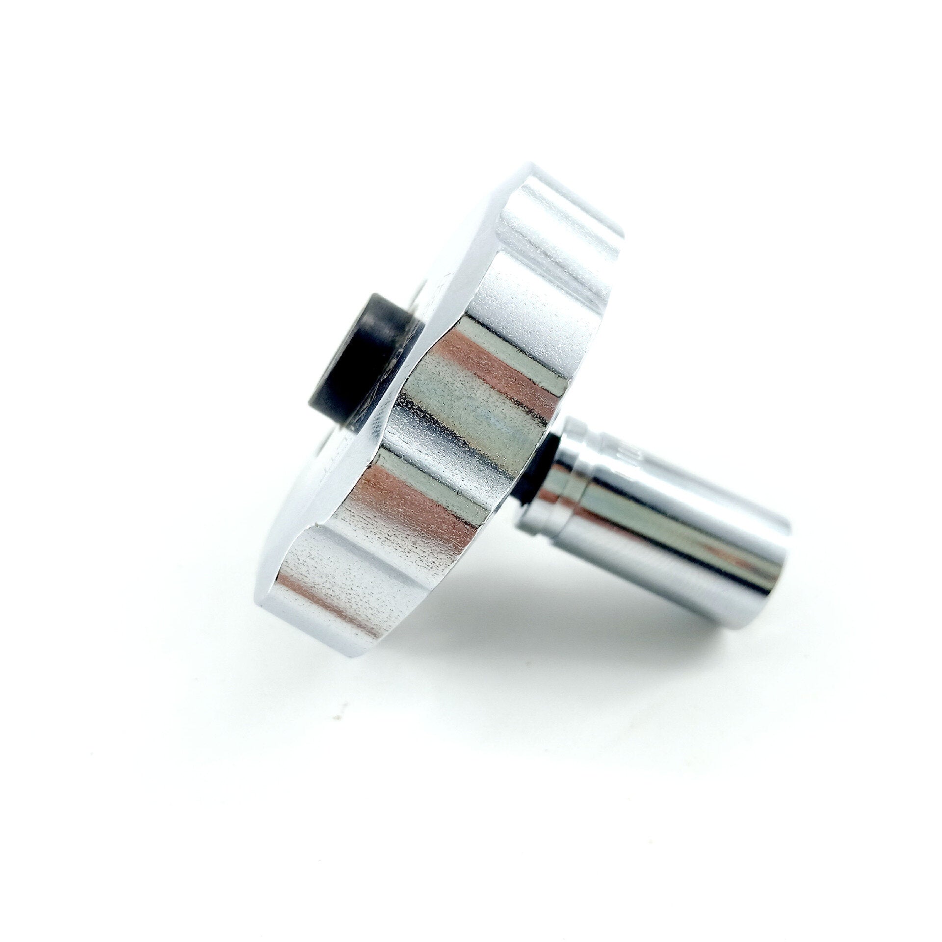 2-in-1 mini dubbele kop 1/4 inch. aandrijfvingerratel en kogelkopverlengstuk en twee schroevendraaierbits