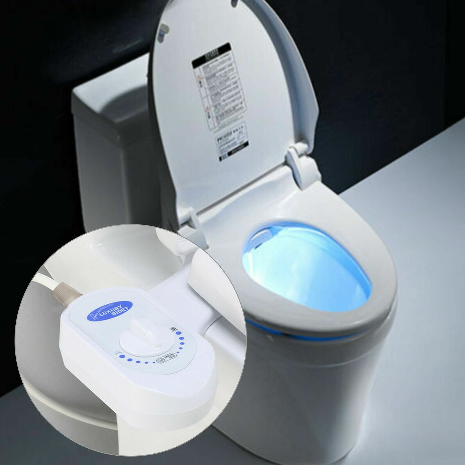 toiletbrilbevestiging badkamer waternevel niet-elektrisch mechanisch bidet