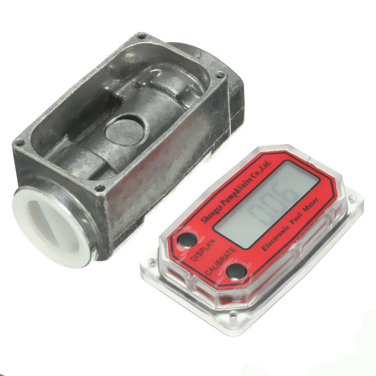 1inch digitale ovale toestel turbine flow meter kerosine brandstof flow meter 15-120l/min
