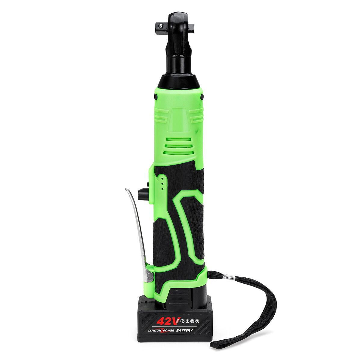 42v 100n.m draadloze elektrische sleutel w/twee batterijen 3/8 inch ratelsleutel set hoek boor schroevendraaier om verwijdering schroef moer auto reparatie tool