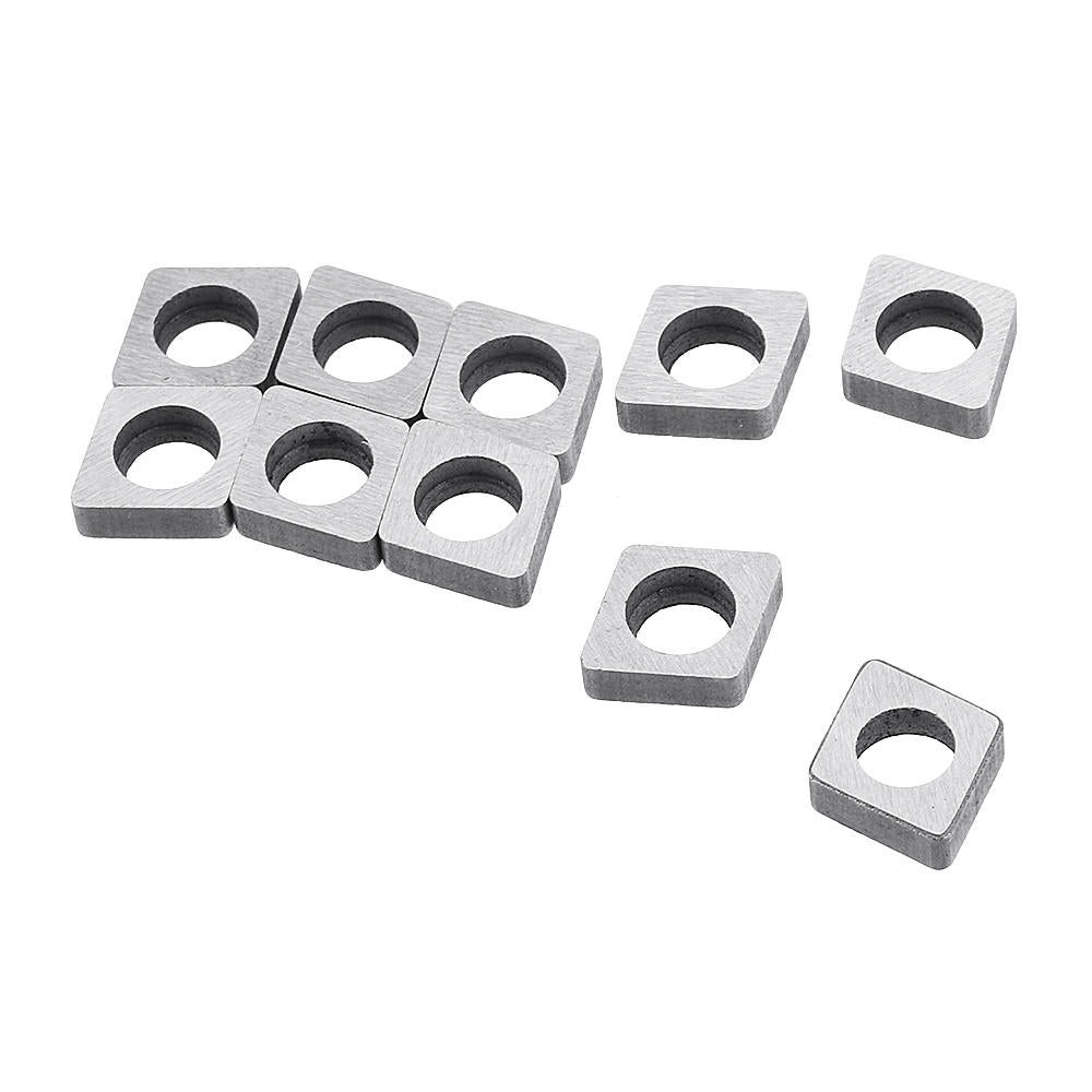 10 stuks carbide shim accessoires cutter pad mc0903 / mc1204 / mc1604 / mc1904 voor cnc draaibank gereedschap