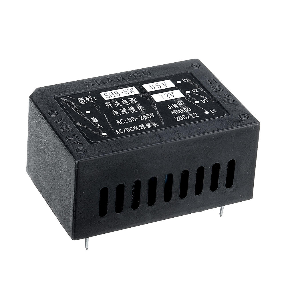 shb-5w ac 85-265v naar dc 12v 5w ac-dc geïsoleerde schakelvoedingsmodule power step down buck regulator