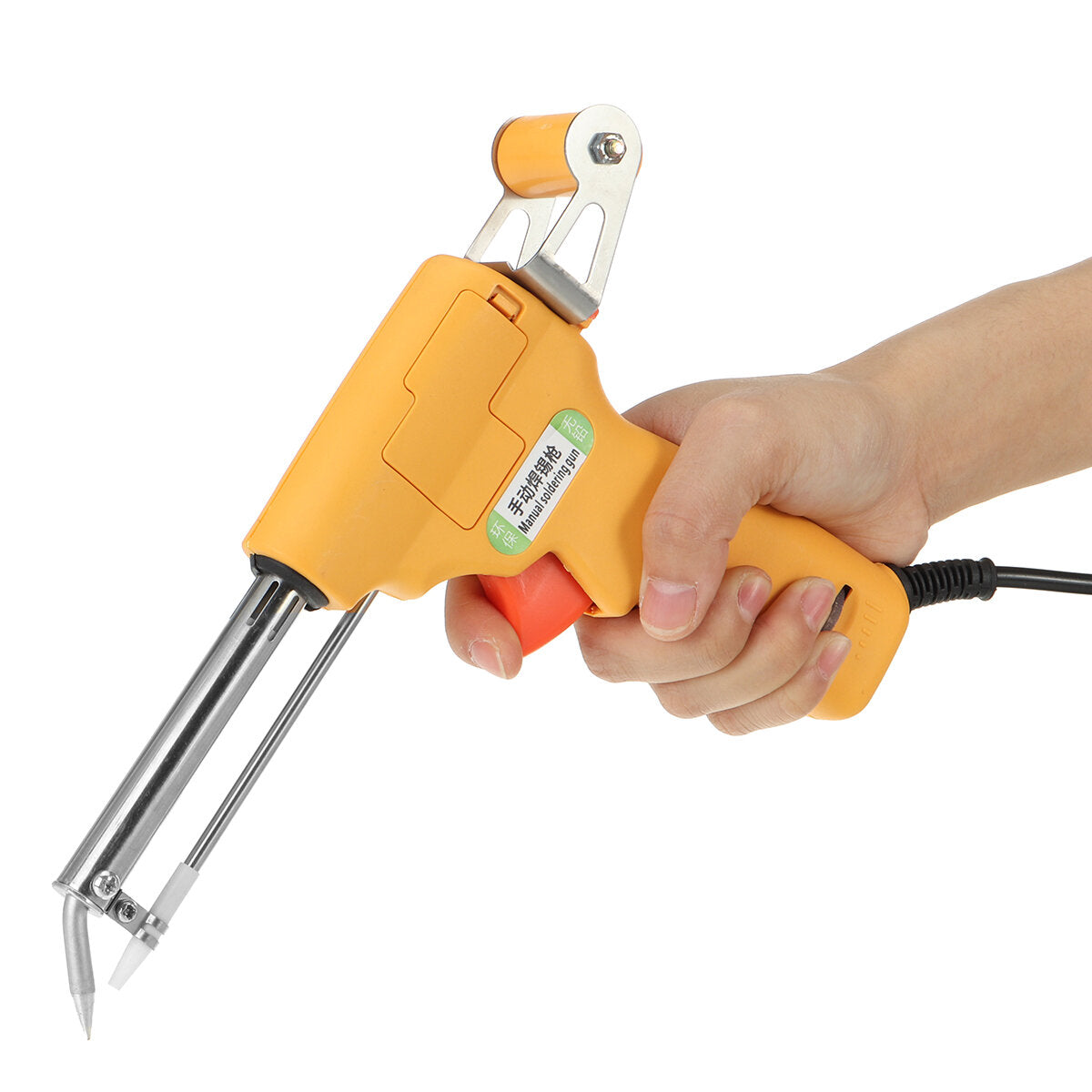 220v eu-stekker 480 ~ 600℃ legering + kunststof interne warmte / externe warmte handmatig soldeerboutgereedschap voor tin