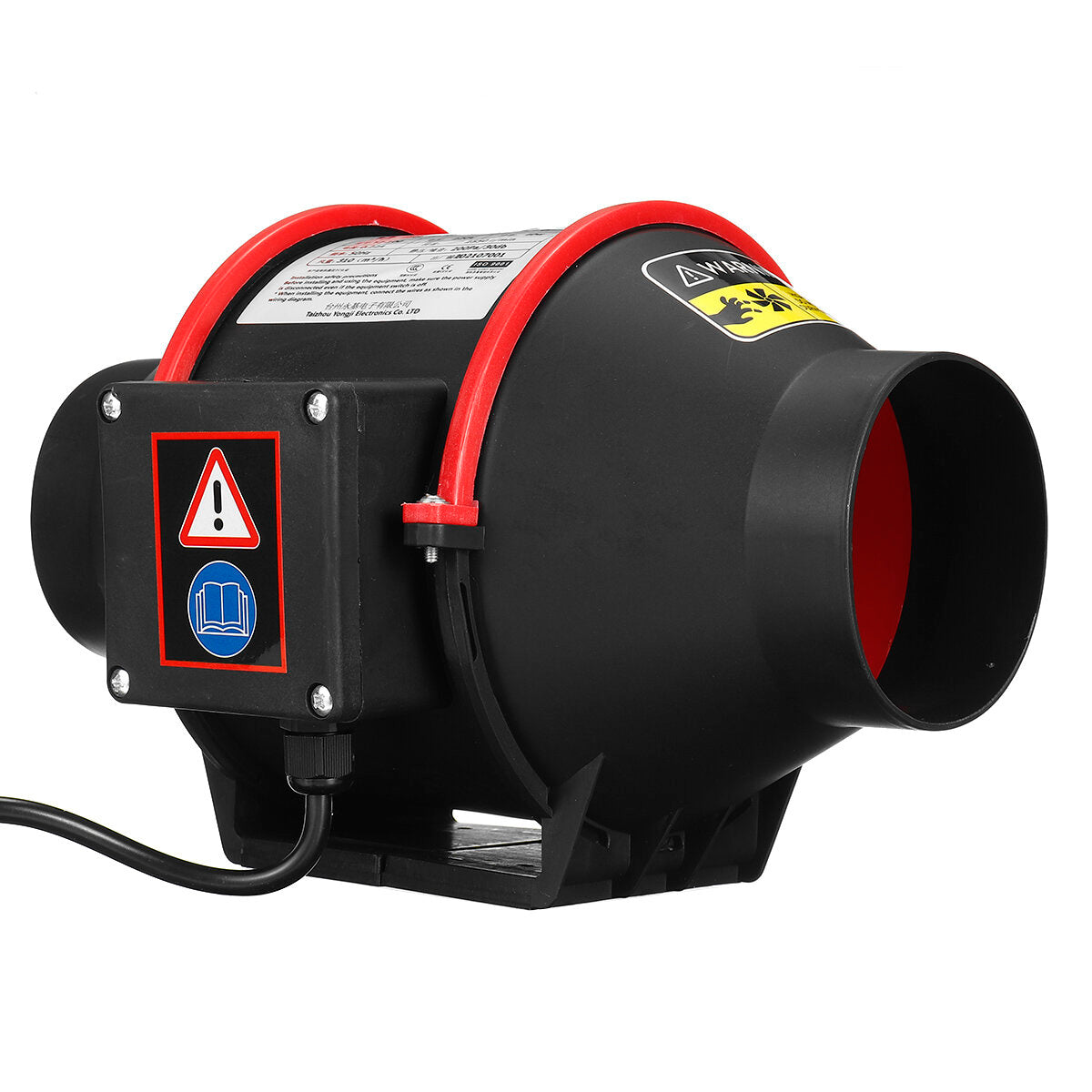 4/6/ inch stille afzuigkanaal ventilator voor hydroponic inline uitlaat ventilator industrieel met snelheidsregelaar