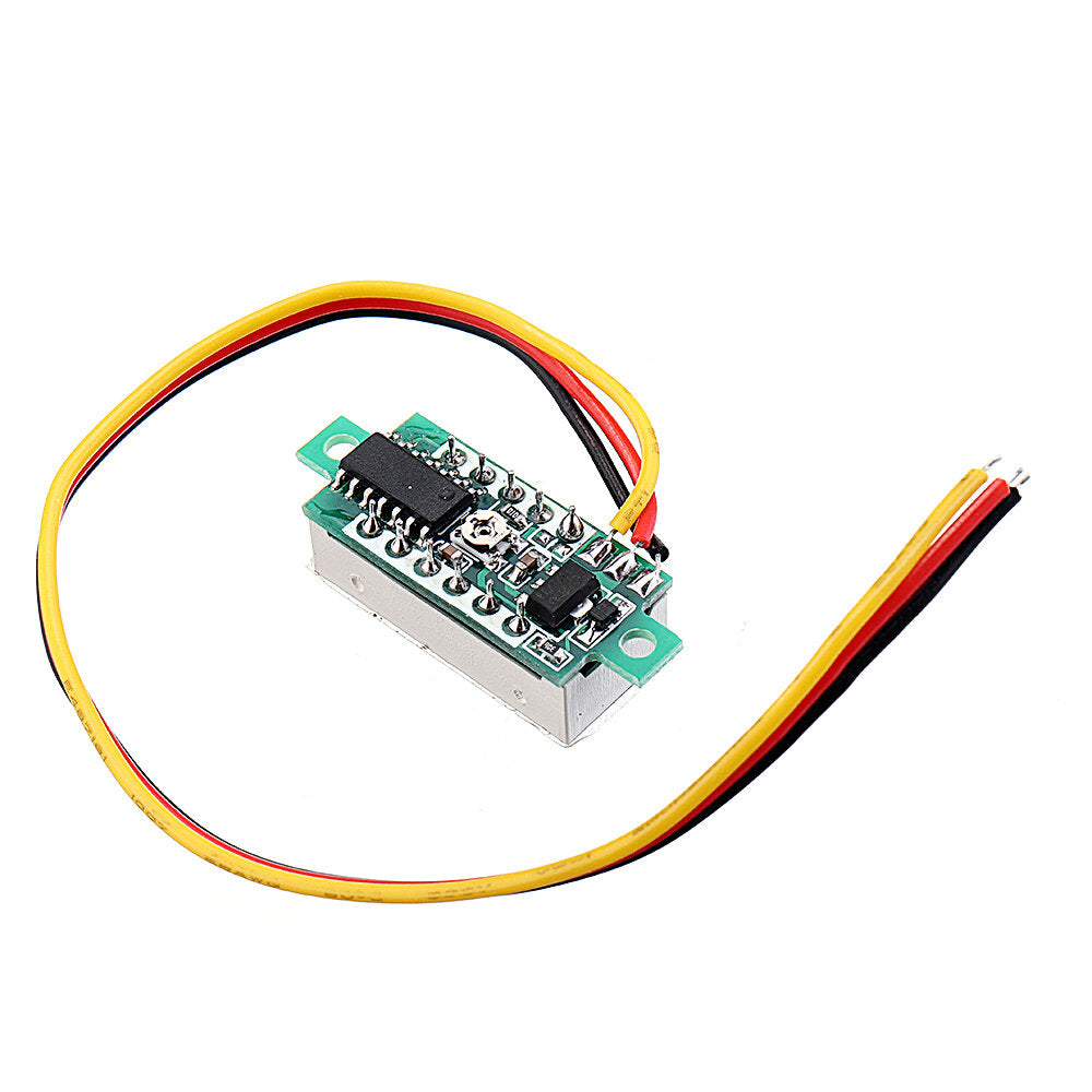 0.28 inch two-wire 2.5-30v three-wire 0-100/500v digital display dc voltmeter adjustable voltage meter
