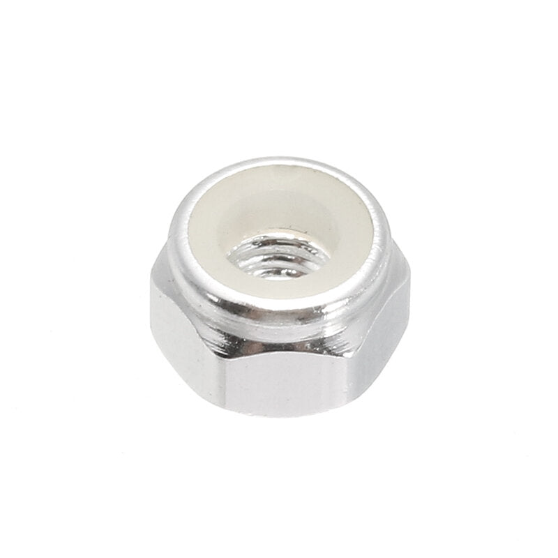 m3an1 10 stuks m3 moer zelfborgend nylon zeskantmoer aluminiumlegering multicolor