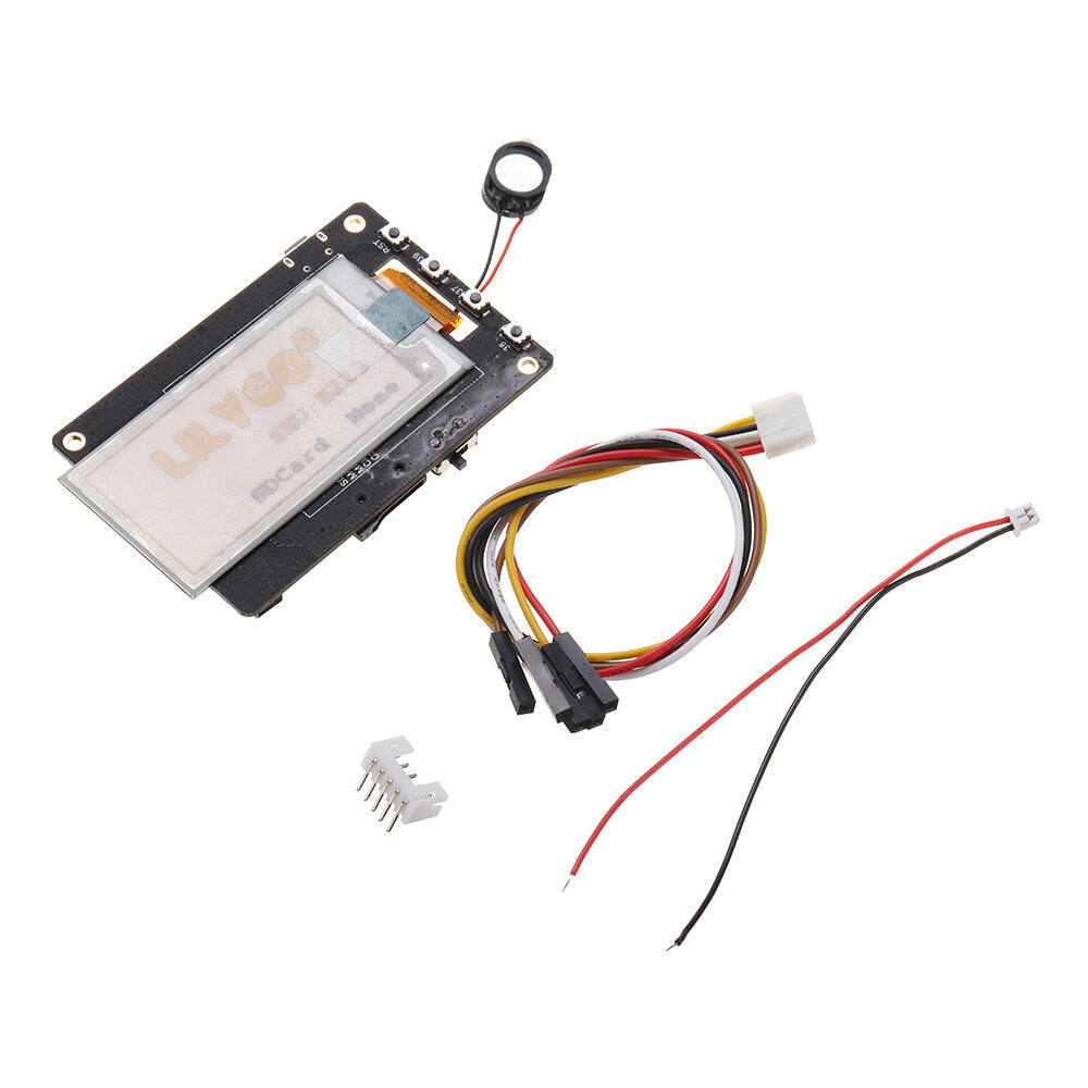 lilygo ttgo t5 v2.4.1 esp32 2.13 inch elektronische gele zwart-witte inkt e-paper schermmodule met luidspreker
