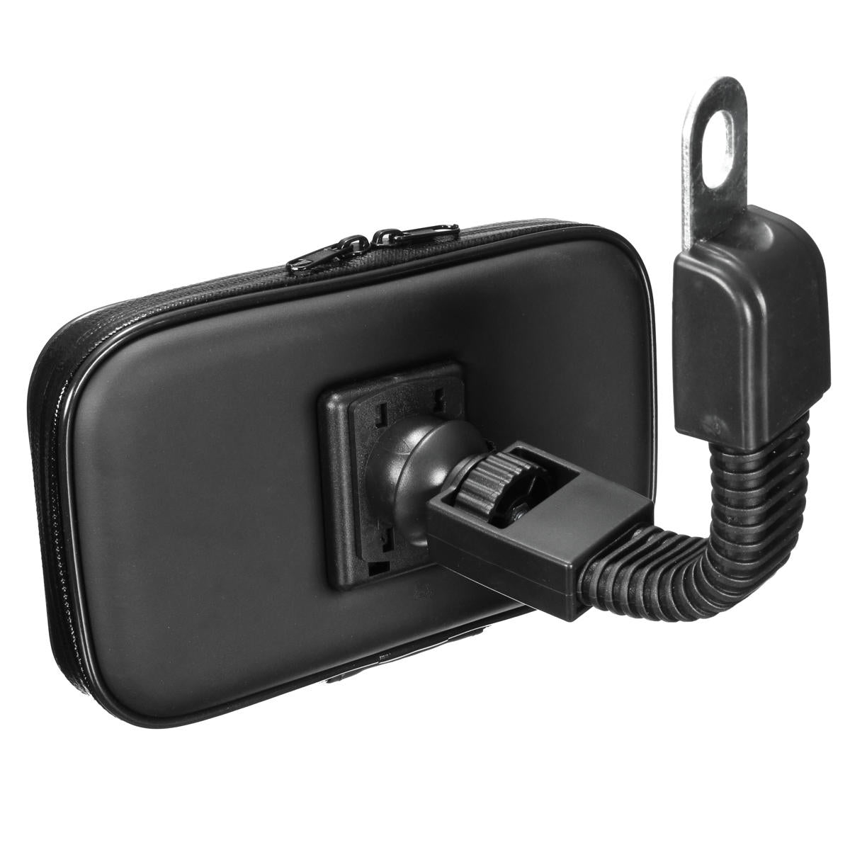 6inch waterproof phone holder gps case motorcycle rear view mirror mount