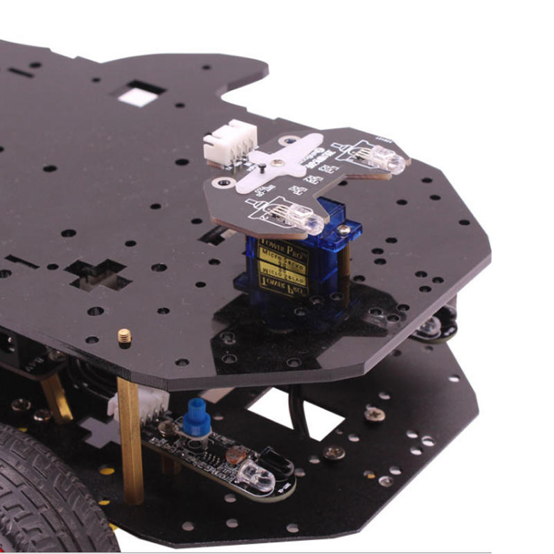 5v 5 mm hoge helderheid colorful rgb led-module met 9g servo + vaste kleuren voor slimme robotauto