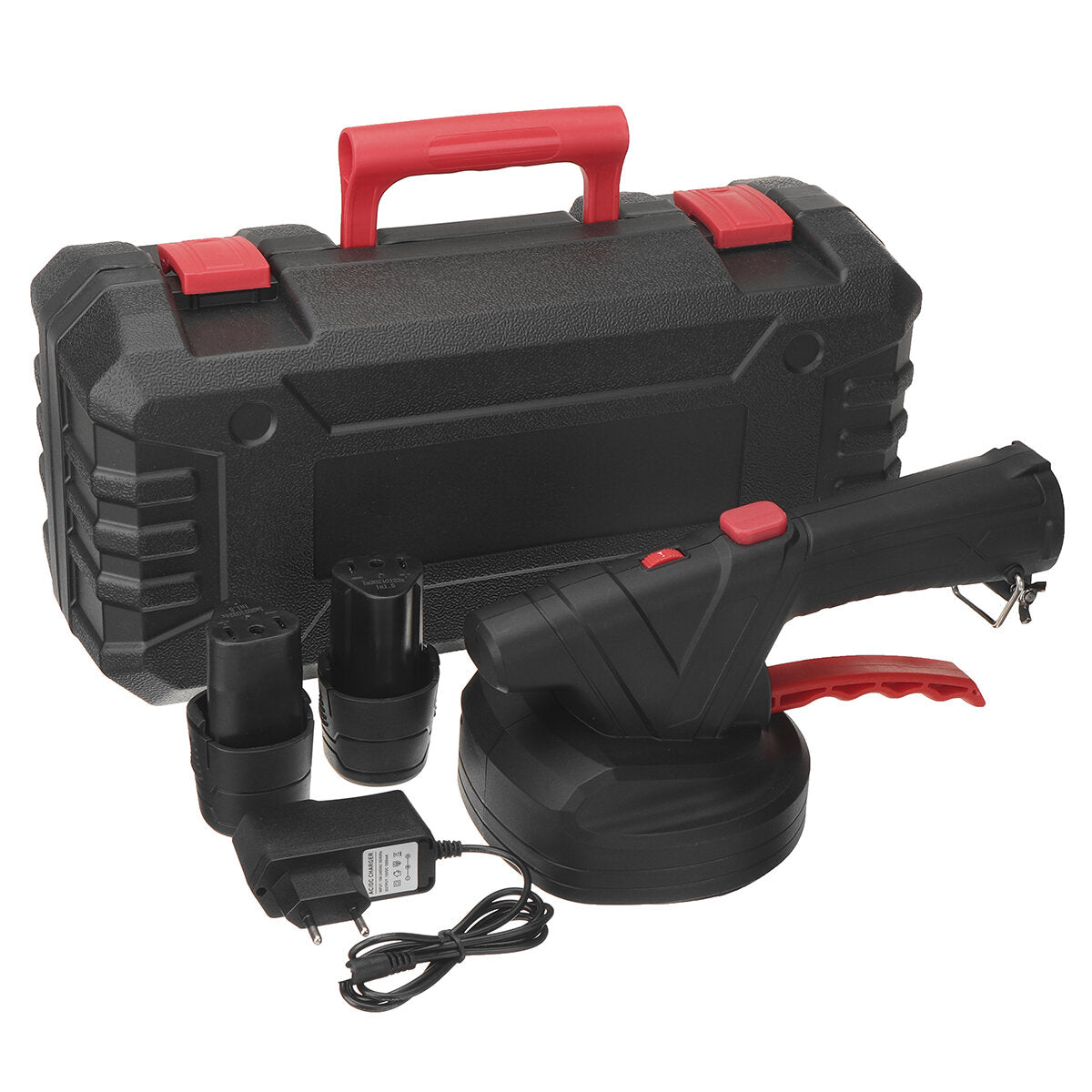 600w 1500mah elektrische tegelmachine sterke adsorptie 6 snelheden trillingstegel tegelzetter w / 1/2 batterij