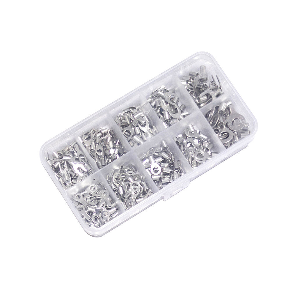 320 stuks krimptang en tang set 10 in 1 u-vormige o-vormige koudgeperste terminal set draad connector splicing terminal kit