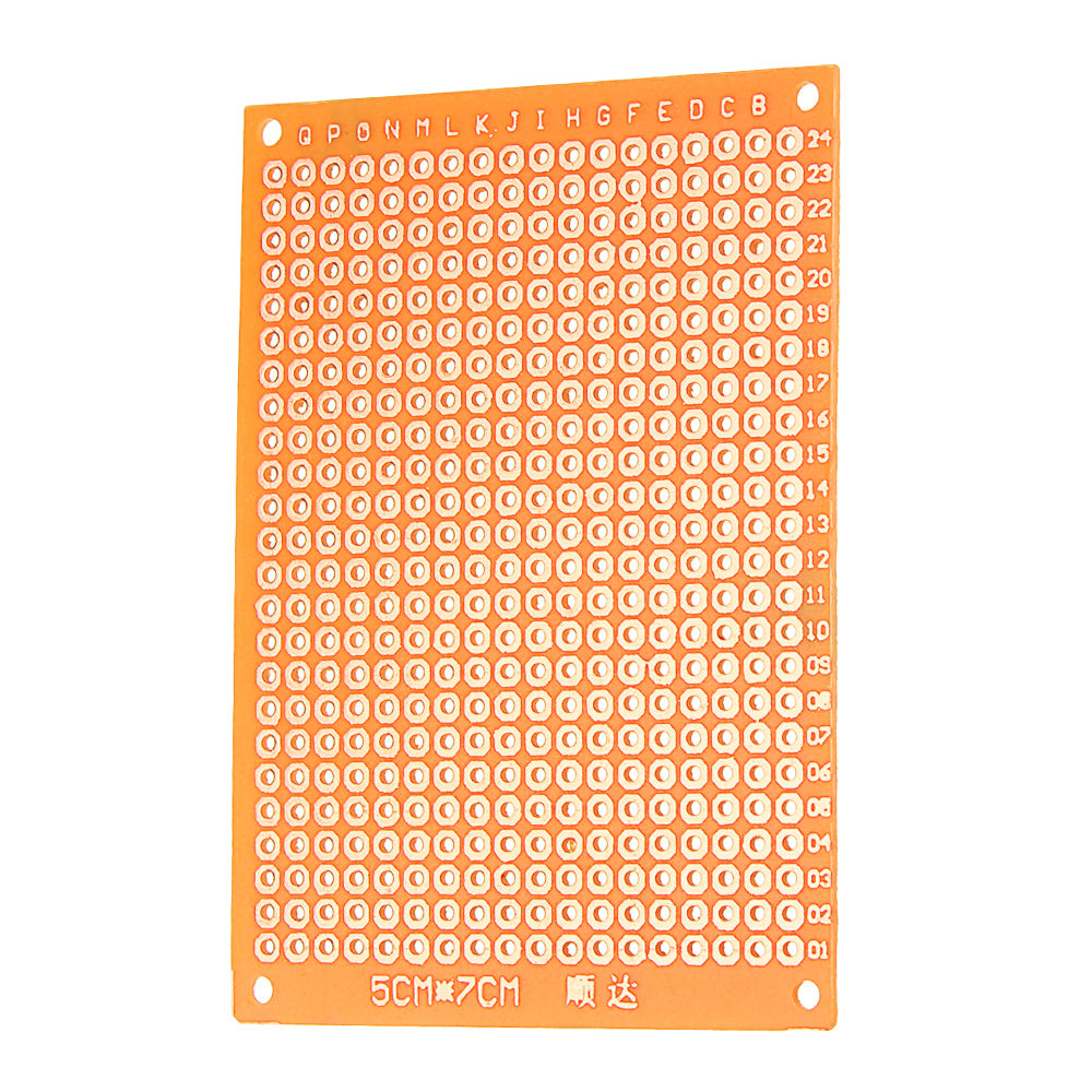 Veroboard Lot de 10 grilles à bandes 7 x 6,3 cm Papier prototype PCB Veroboard Lot de 10 grilles à bandes 7 x 6,3 cm Papier prototype PCB
