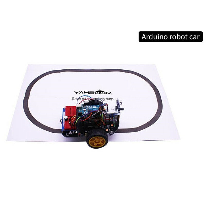 yahboom tracking map smart car tracking track patrol tracking track infrarood zwart-witte lijnkaart